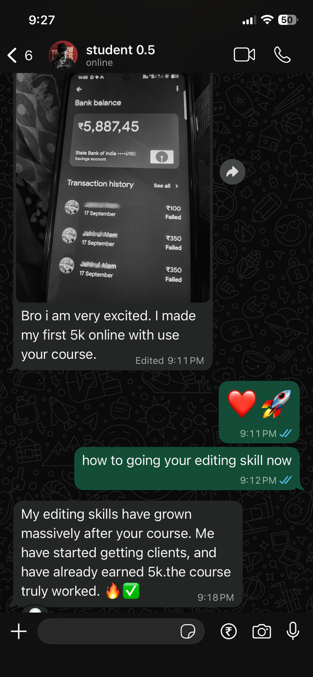 student first 5k online